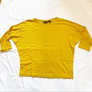 Rachel Zoe Mustard Yellow Top